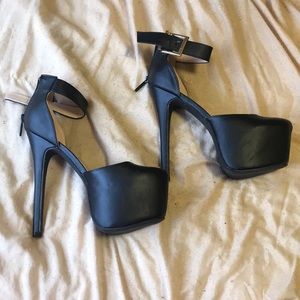 Black high heels